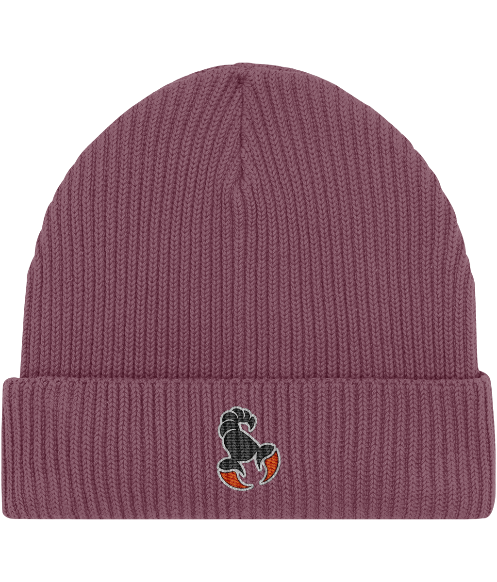 DS Fisherman Beanie | Embroidered scorpion-outlined