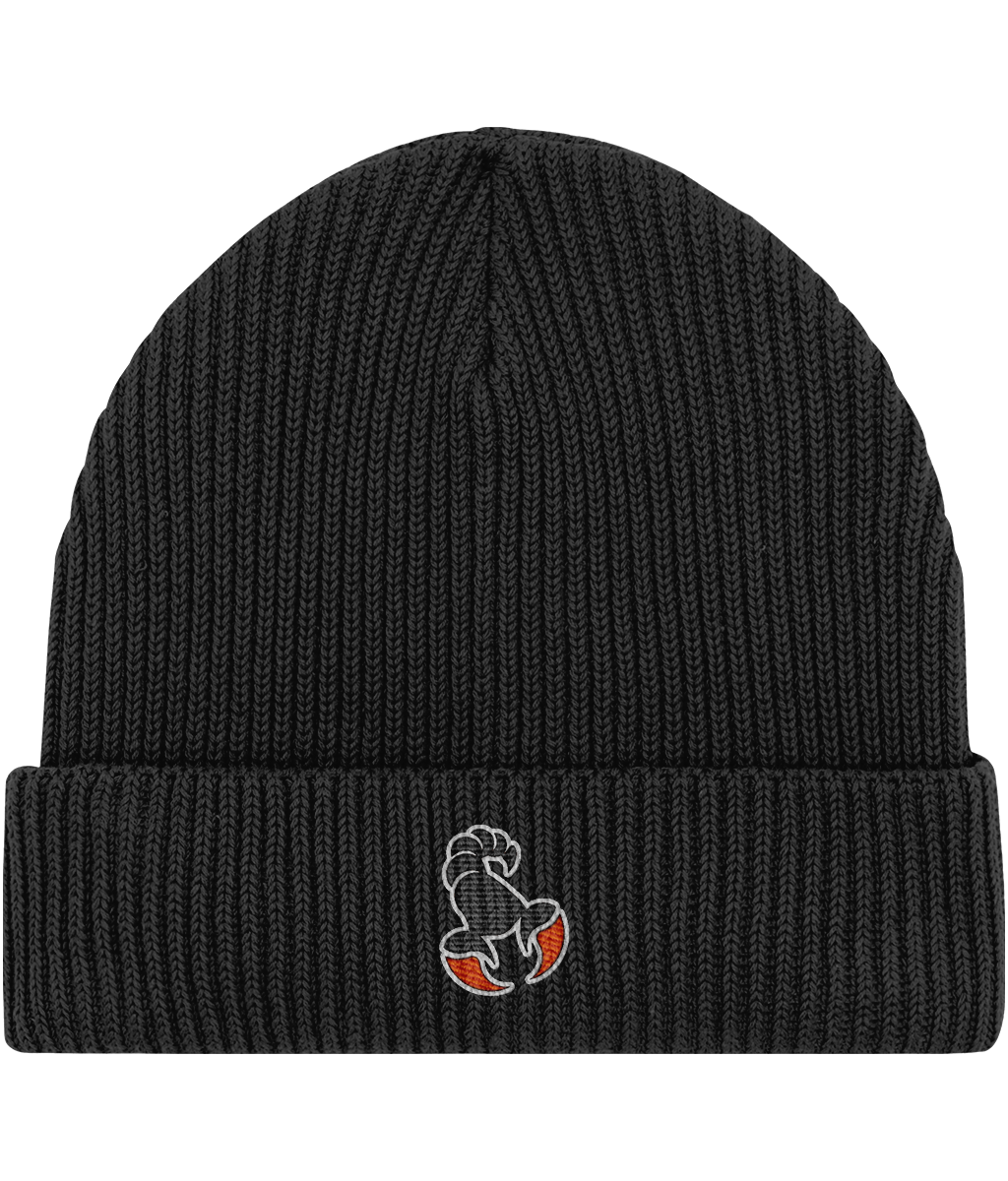 DS Fisherman Beanie | Embroidered scorpion-outlined