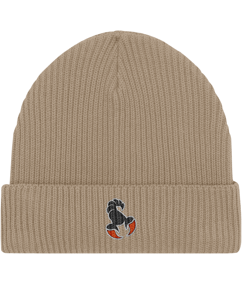 DS Fisherman Beanie | Embroidered scorpion-outlined