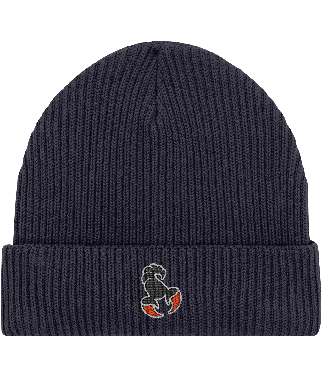 DS Fisherman Beanie | Embroidered scorpion-outlined