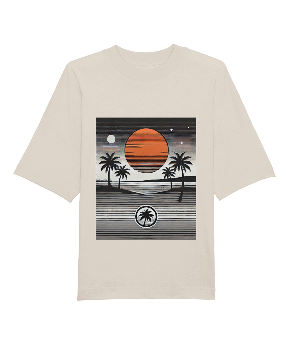 Blaster Organic Beach Scene T-Shirt