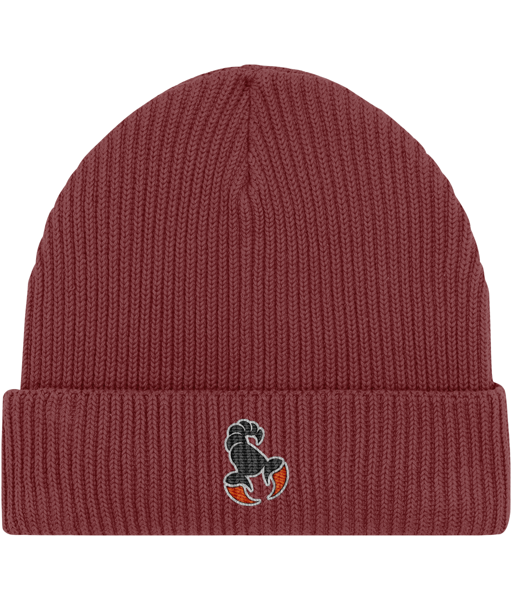 DS Fisherman Beanie | Embroidered scorpion-outlined